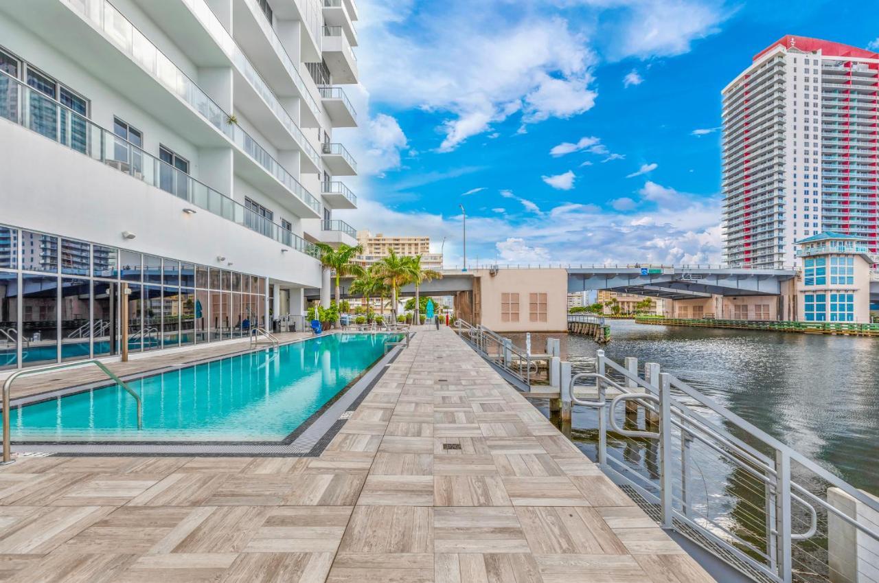 Hyde House - Luxury Waterfront 2Br 2Ba Apartment Suite With Direct Ocean View, Roof Top Pool, Resort Amenities Hollywood Exteriör bild