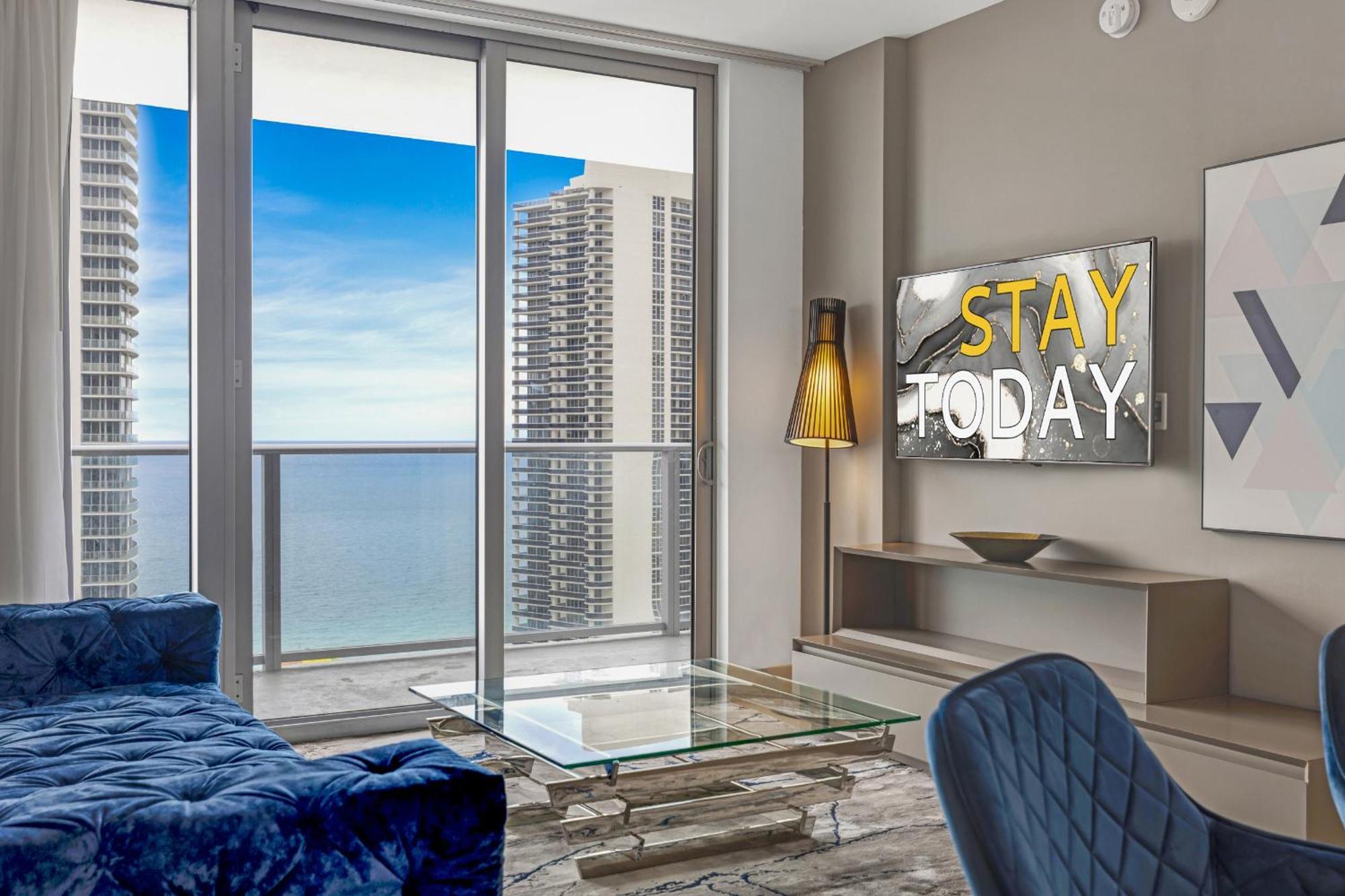 Hyde House - Luxury Waterfront 2Br 2Ba Apartment Suite With Direct Ocean View, Roof Top Pool, Resort Amenities Hollywood Exteriör bild